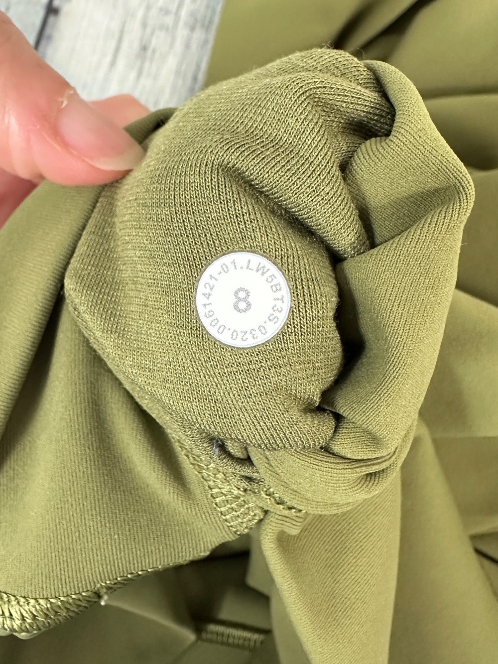 Lululemon Wunder Under High-Rise Tight 28" Full-On Luxtreme Bronze Green size 8 - Picture 4 of 4